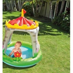 Piscina Inflável Infantil com Cobertura Castelo - Intex - 2