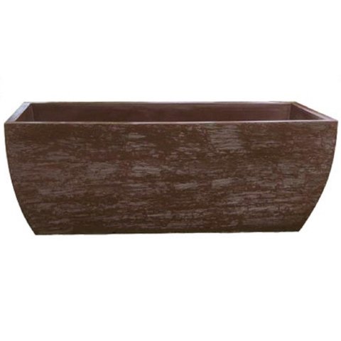 Vaso Planta 80x30 Jardineira Floreira Polietileno - MARROM CAFE 003