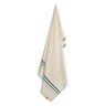 Toalha de Banho Karsten Fio Penteado Max Lumina Ivory/ Petróleo - 2