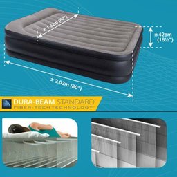 Colchão Inflável Casal Dura Beam Raised Com Bomba Elétrica - 110v - 5