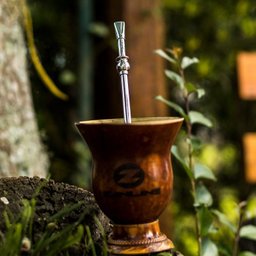 Bomba De Chimarrão Cuia Aço Inox Bomba Para Mate Inteira - 4