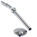 Ver imagem 5 de Bomba De Chimarrão Aço Inox 304 Desmontável Com Escovinha