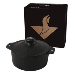 Panela de Ferro 28cm Preta - Pfv280tff - Venâncio - 2 Panela de Ferro 28cm Preta - Pfv280tff - Venâncio - 2