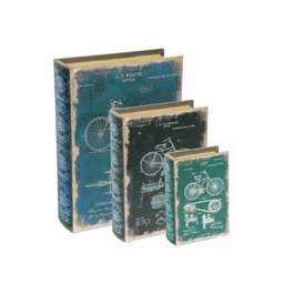 Kit Livro Caixa 3 Peças Mart Collection Bicicleta - 4