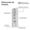 Ver imagem 3 de Paneleiro 60 Cm 3 Portas Vik Madesa Branco