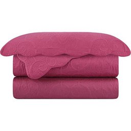 Colcha Barroque Queen 240x260 Rose - 2 Colcha Barroque Queen 240x260 Rose - 2