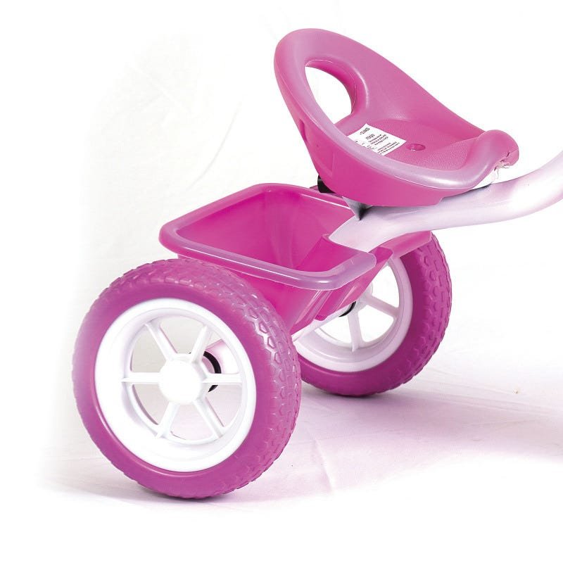 Motoca Triciclo Infantil com Empurrador Encantando Rosa