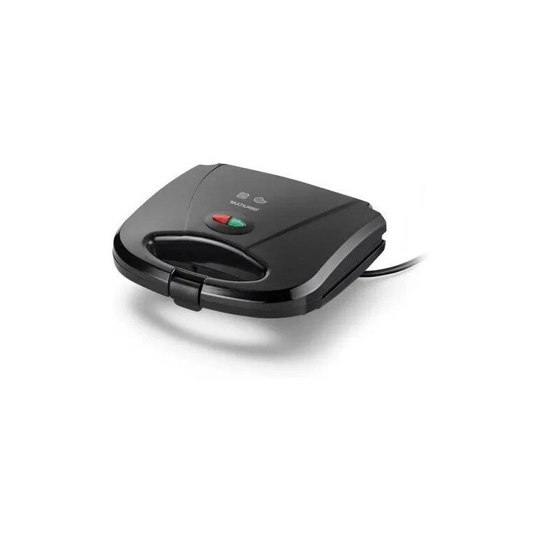 Sanduicheira Minigrill Gourmet 127V com 750W Chapa Dupla e com Revestimento Antiaderente Preta Multi