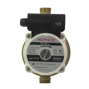 Bomba Pressurizadora de Água Komeco Tp40 G4 Bronze 120w 110v