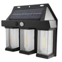 Ver imagem 7 de Luminaria Solar Arandela LED Filamento Sensor de Presença Movimento Jardim Quintal Ambiente Externo
