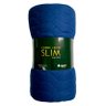 Cobre Leito Slim Queen 100% Poliéster Appel Marinho - 1
