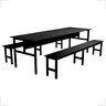 Conjunto Mesa para Refeitório 10 Lugares com Bancos Separado - 1