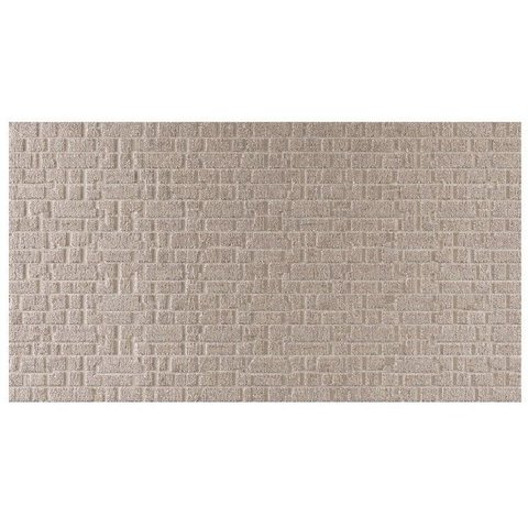 Tapete Atlanta Alto Relevo Antiderrapante 100x140cm Corttex - Tijolinho Marrom Claro