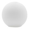 Vidro Esfera Globo Bola de 10cm Diâmetro Fosco sem Colar - Branco - 1