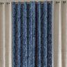 Cortina Veludo Casual Azul 3,00M X 2,50M - 3