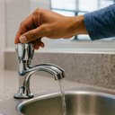 Ver imagem 1 de Torneira Cromada Lavatório Mesa Bica Alta Torneira Cozinha Banheiro