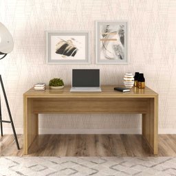 Mesa de Escritório Tecno Mobili - Amêndoa - 1