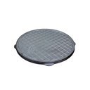 Ver imagem 1 de Tampa Tampão de Chão T060 em Alumínio Circular Simples 60cm