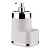 Dispenser Para Detergente de Pia Em Plástico PS Eleganza - Branco - 4