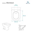 Ver imagem 3 de Assento Sanitário Laqueado Soft Close Montezzi Branco para Vaso Belize