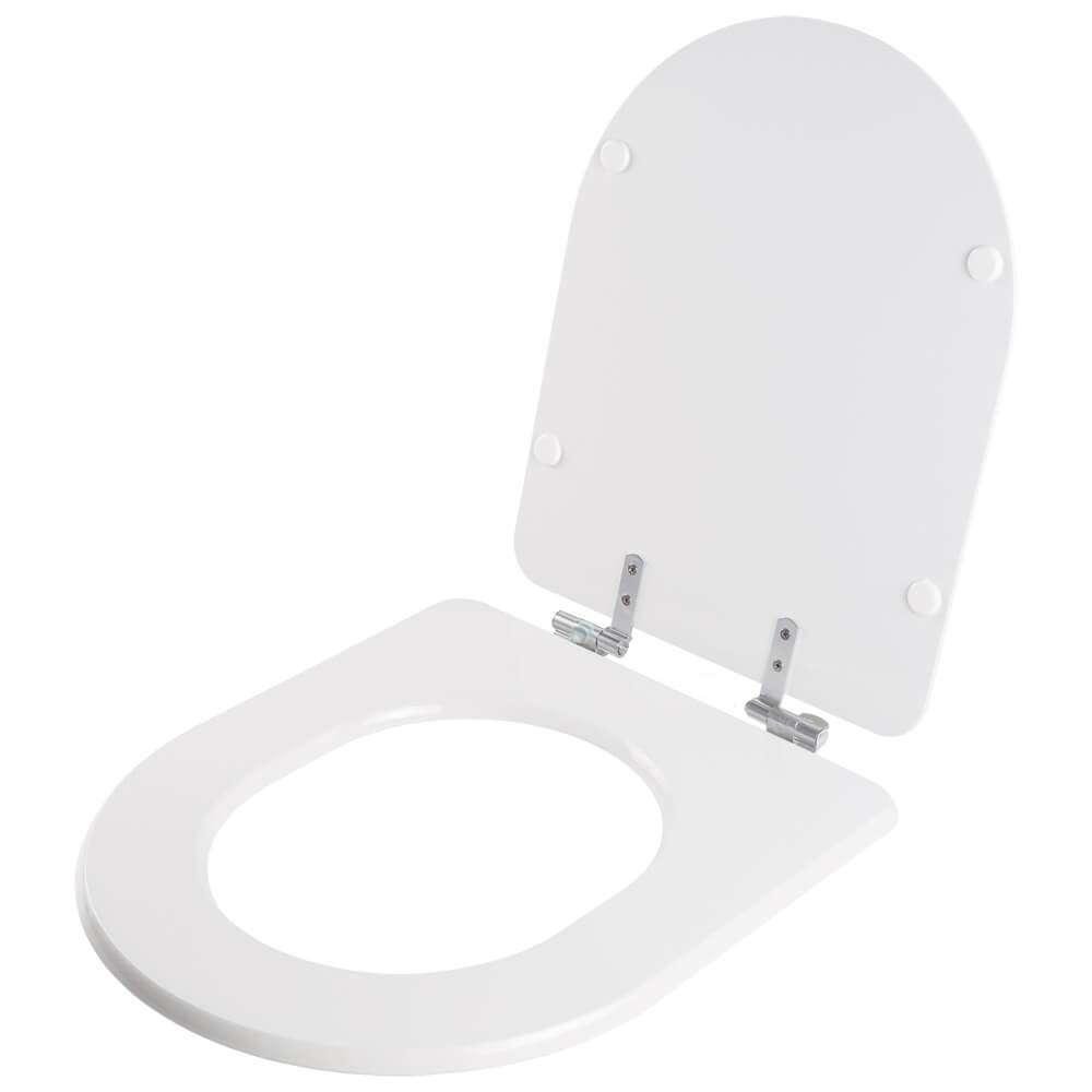 Assento Sanitário Laqueado Soft Close Montezzi Branco para Vaso Belize - 2