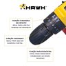 Parafusadeira e Furadeira de Impacto 2 Baterias de Lítio 20v 1.5ah com Maleta de Acessórios Hawk - 4
