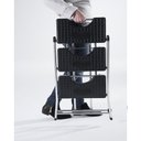 Ver imagem 4 de Escada Alcance 3 Degraus Dobrável 120 kg Cromada Anodilar