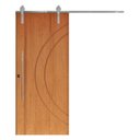 Ver imagem 2 de Porta Correr 10 Trilho Soft Aparente Puxador Tubo 60cm 72cm x 210cm Concept Rodam Abertura Direita Branco
