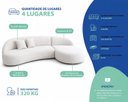 Ver imagem 4 de Sofá Luxuoso Sala de Estar Modular 290cm Aiko