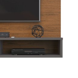 Painel para Tv até 60 Polegadas 2 Prateleiras Bento Dj Móveis Freijó/cinza Urbano - 7