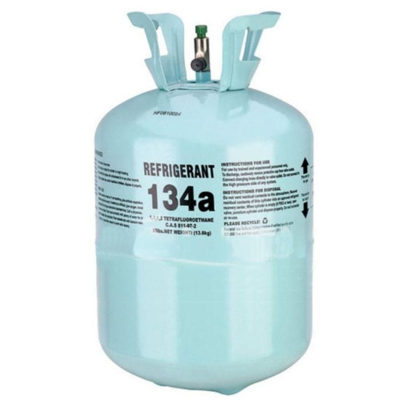 Cilindro de Gás Refrigerante R134a / 134a - 13,6 Kg - 1