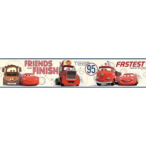Faixa Papel de Parede Infantil Disney Carros 7657