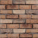 Ver imagem 1 de Papel de Parede Tijolinho em Tons Variados - 2,50x0,50m