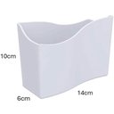 Ver imagem 2 de Kit 15 Suportes Porta Guardanapos de Papel Brancos 14cm Restaurante