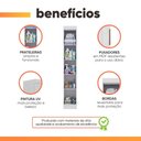 Ver imagem 7 de Armário Multiuso para Lavanderia 1 Porta 4 Prateleiras Madrid