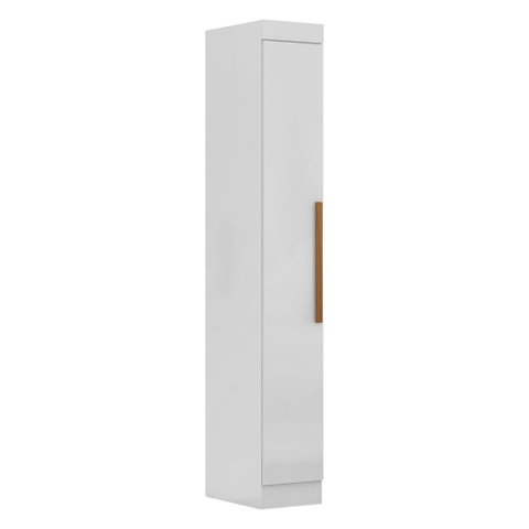 Armário Multiuso para Lavanderia 1 Porta 4 Prateleiras Madrid