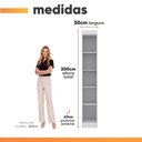 Ver imagem 3 de Armário Multiuso para Lavanderia 1 Porta 4 Prateleiras Madrid