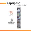 Ver mais imagens de Armário Multiuso para Lavanderia 1 Porta 4 Prateleiras Madrid