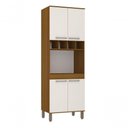 Ver imagem 1 de Torre Modena 70 Cm 4 Portas Nicho Microondas Luciane Moveis