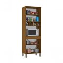 Ver imagem 2 de Torre Modena 70 Cm 4 Portas Nicho Microondas Luciane Moveis