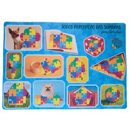 Jogo Educativo Das Sombras em Mdf Divertido Associe Figuras - 2