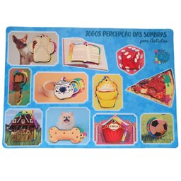 Jogo Educativo Das Sombras em Mdf Divertido Associe Figuras - 4