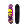 Skate Skateboard Iniciante Completo + Kit Proteçao Infantil - Roxo - 3