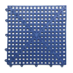 Piso Modular Acqua Kap 30cm X 30cm Kit com 6 Peças Azul Kapazi - 1