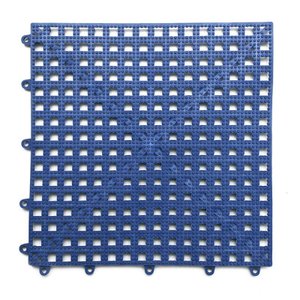 Piso Modular Acqua Kap 30cm X 30cm Kit com 6 Peças Azul Kapazi