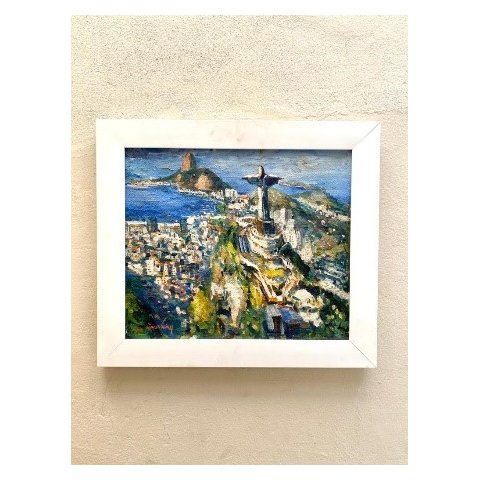 Quadro Decorativo Cristo Redentor de Jorge Vieira