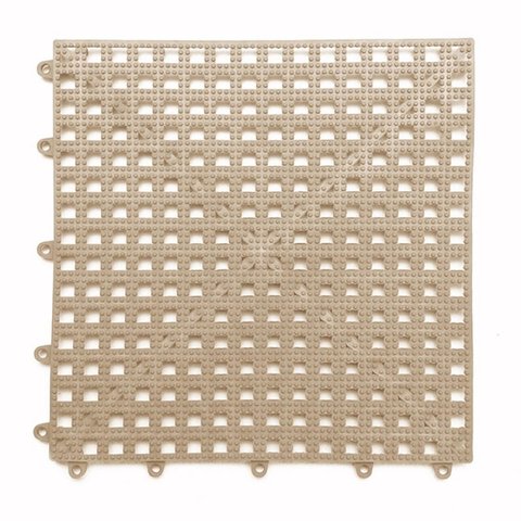 Piso Modular Acqua Kap Bege 30cm X 30cm Kit com 6 Peças Kapazi