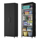 Ver imagem 3 de Armario Lavanderia Manuela 2 Pts 1,80m com Rodinhas Onix