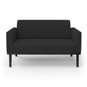 Ver imagem 6 de Poltrona Namoradeira Decorativa Isabella Pés Fixo em Madeira Preto Veludo Preto G19 - Gran Belo