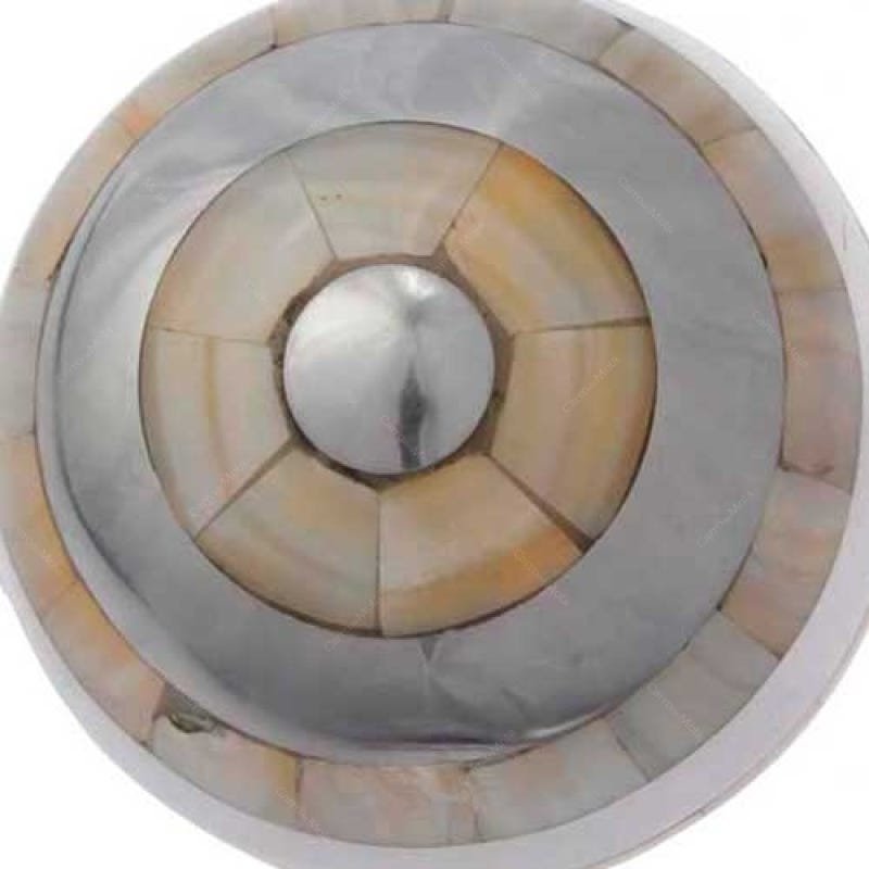 Esfera de Metal e Madrepérola - 10 cm - 1